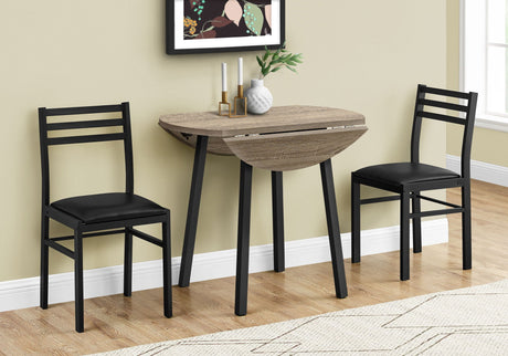 3 Pieces Dining Table Set, Small, Drop Leaf, Contemporary & Modern - Best Buy Furniture