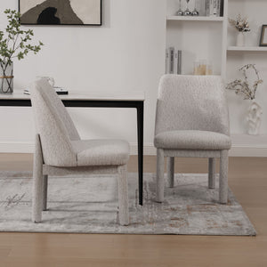 Wide Minimalist Dining Chair