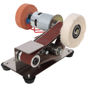 Mini Belt Sander, Electric Small Sander with 7 Adjustable Speeds