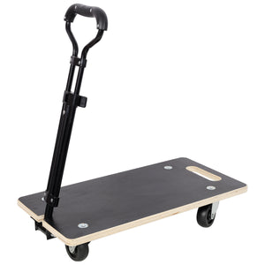 Heavy Duty Wooden Rectangle Moving Dolly