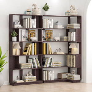 L-Shaped Design Corner Bookshelf