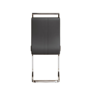 Modern Dining Chairs With Padded Seat, High Back
