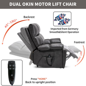 ComfortMax Dark Oversized Lift Recliner Chair