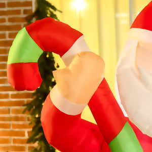 HOMCOM 6ft Christmas Inflatables Outdoor Decorations