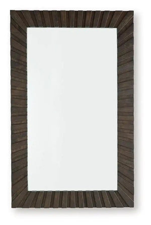 Advin - Accent Mirror - Dark Brown - Best Buy Furniture