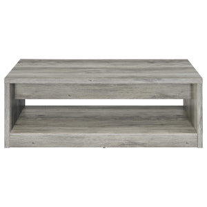 Nuberg - 2 Piece And End Table Set With Storage Drawers - Gray