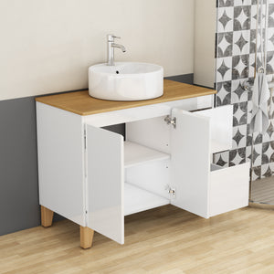 36-Inch Modern Bathroom Vanity with Sink Combo