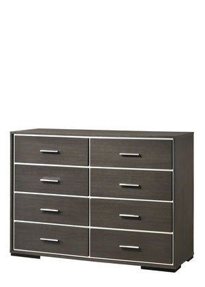 Escher - Dresser - Gray / Oak - Best Buy Furniture