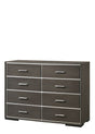 Escher - Dresser - Gray / Oak - Best Buy Furniture