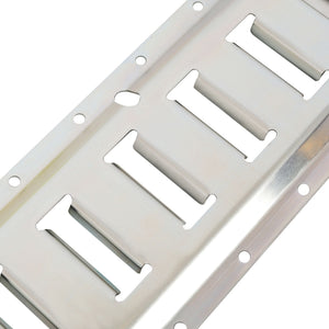 Universal E Track Tie-Down Rail Kit For Trucks, Vans, Garages - Silver