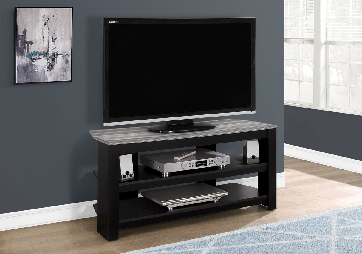 TV Stand, Console, Media Entertainment Center, 3 Storage Shelves - Best Buy Furniture