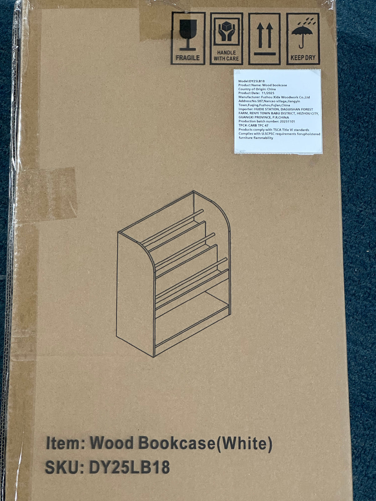 Kids Bookshelf with Open Storage and Front-Facing Shelves