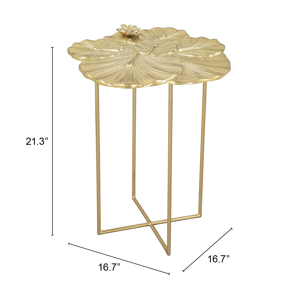 Zuo Modern Lotus Side Table