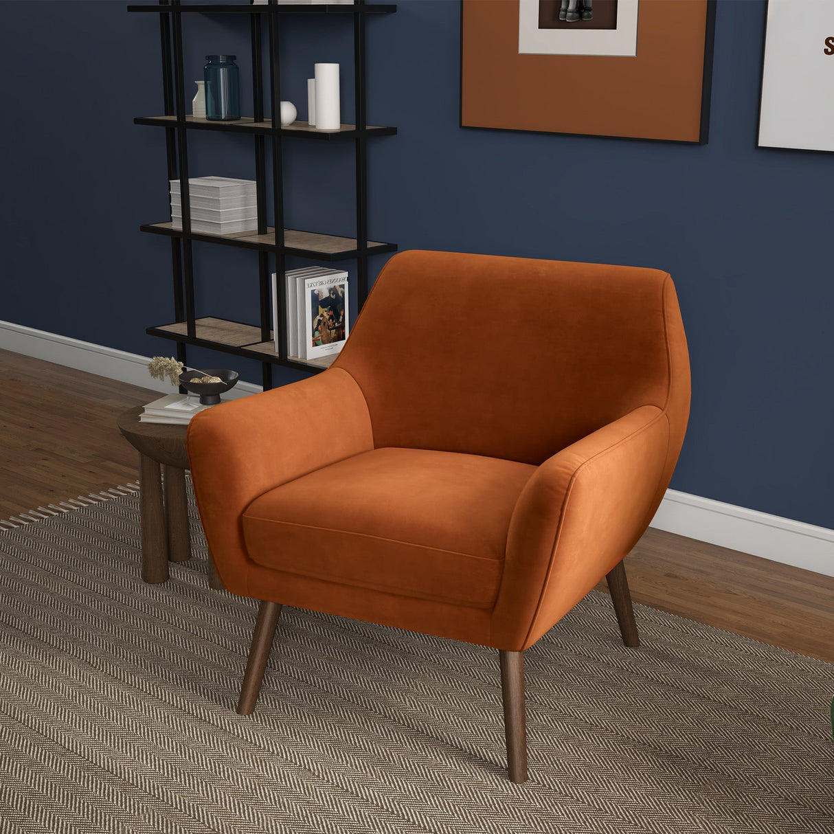 Panom Burnt Velvet Chair