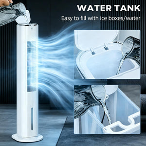42" White Air Cooler