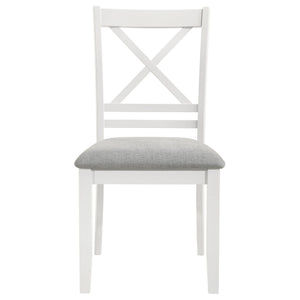 Evanston - Cross Back Dining Side Chair (Set of 2) - White