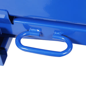 Mobile Tear Down Table With 3.5 Gallon Part Washer And 110V Pump - Blue