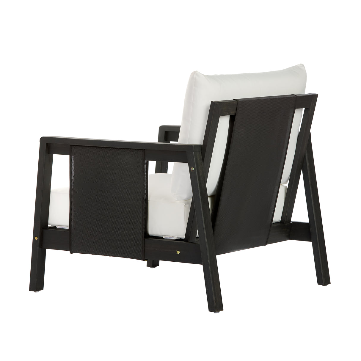Outdoor Club Chair with Acacia Wood Frame