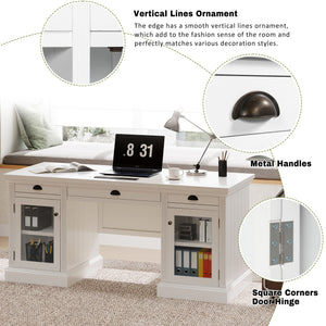 67" Modern Executive Desk
