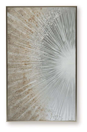 Waldard - Wall Art - Gray / Taupe / White - Best Buy Furniture