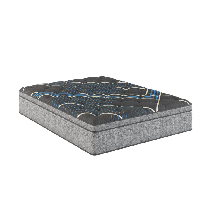 15" Euro Top Hybrid Mattress with Plush Comfort and Dual Cooling - Dark Gray