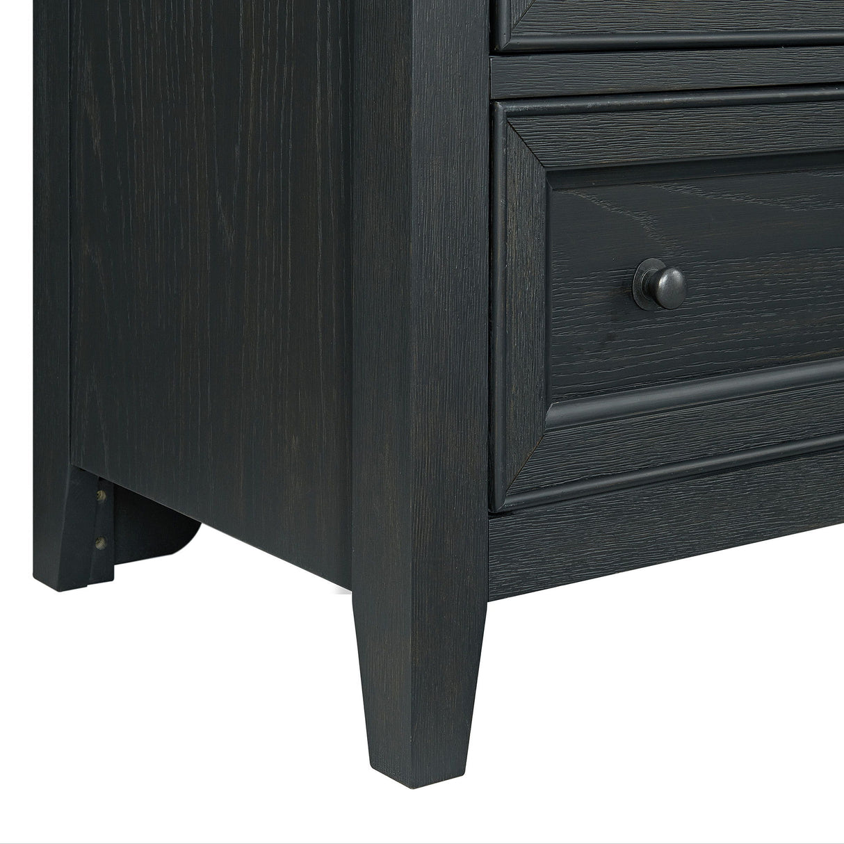 6 Drawer Chest With Knobs And Smooth Slides