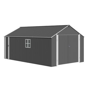 12x20 FT Heavy Duty Metal Garage Shed