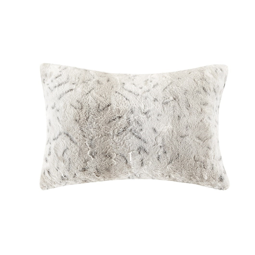Full/Queen 4PC Faux Fur Comforter Set
