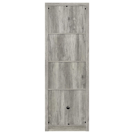 Conifer - 3 Shelf Media Tower - Gray
