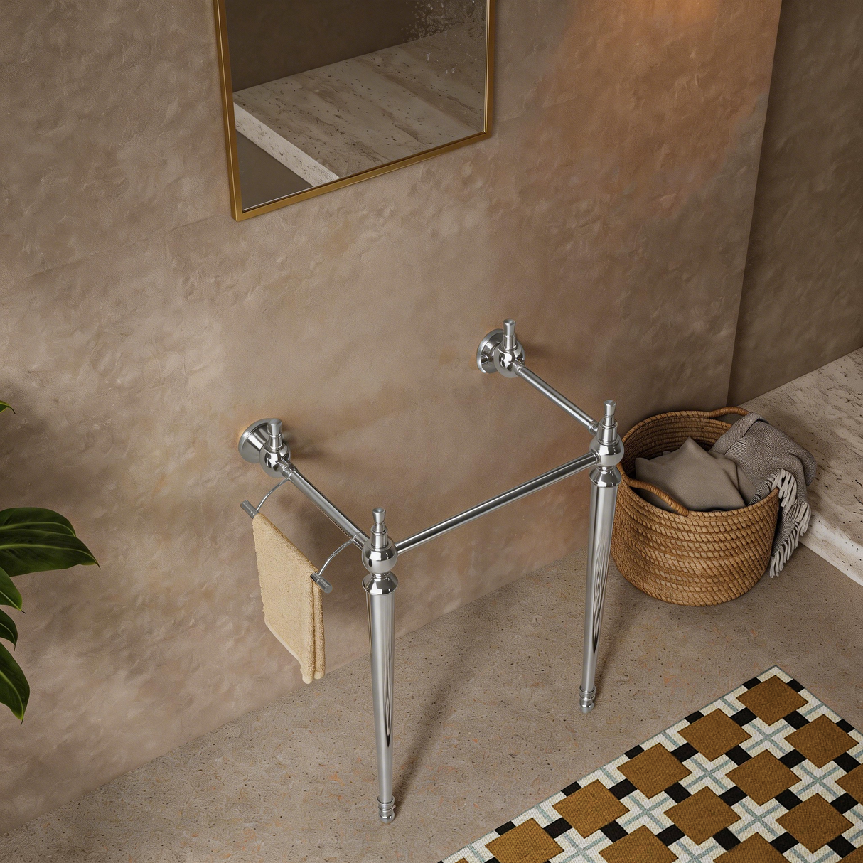 VICI 23" Freestanding Bathroom Vanity Leg Only, No Basin