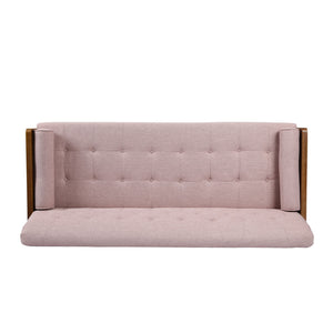 Aidan - Mid Century Modern Tufted Fabric Sofa