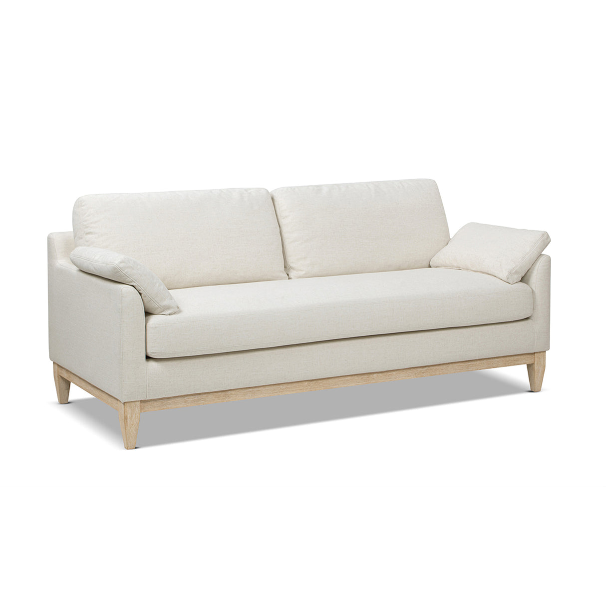 Pasadena 75.5" Modern Farmhouse Sofa in Flax