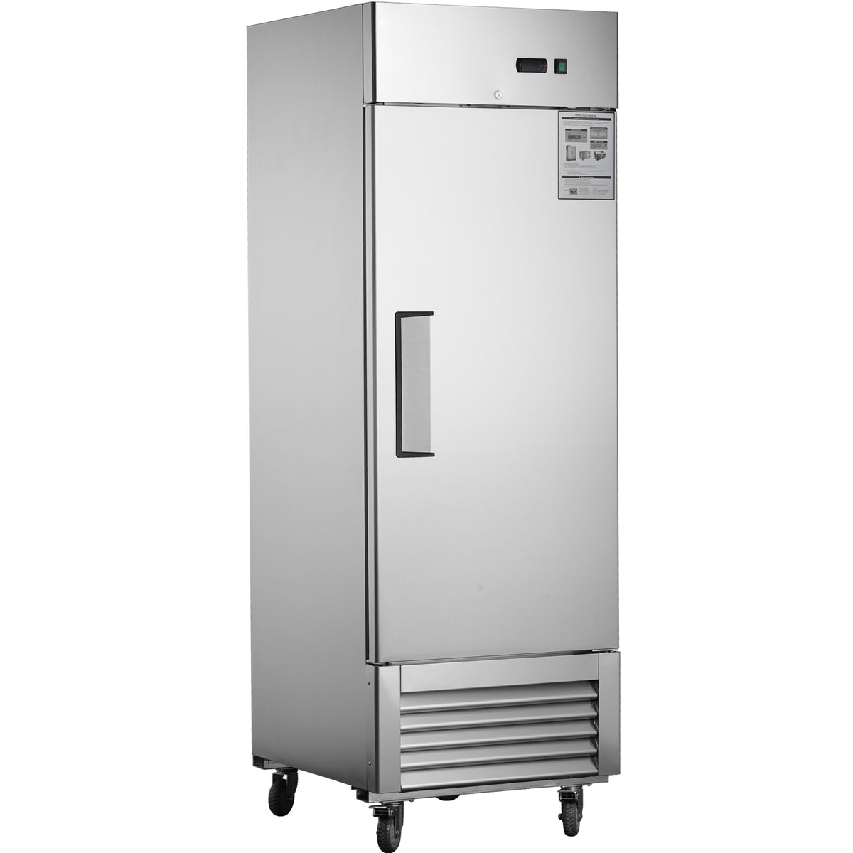 27" Commercial Refrigerator with Solid Door