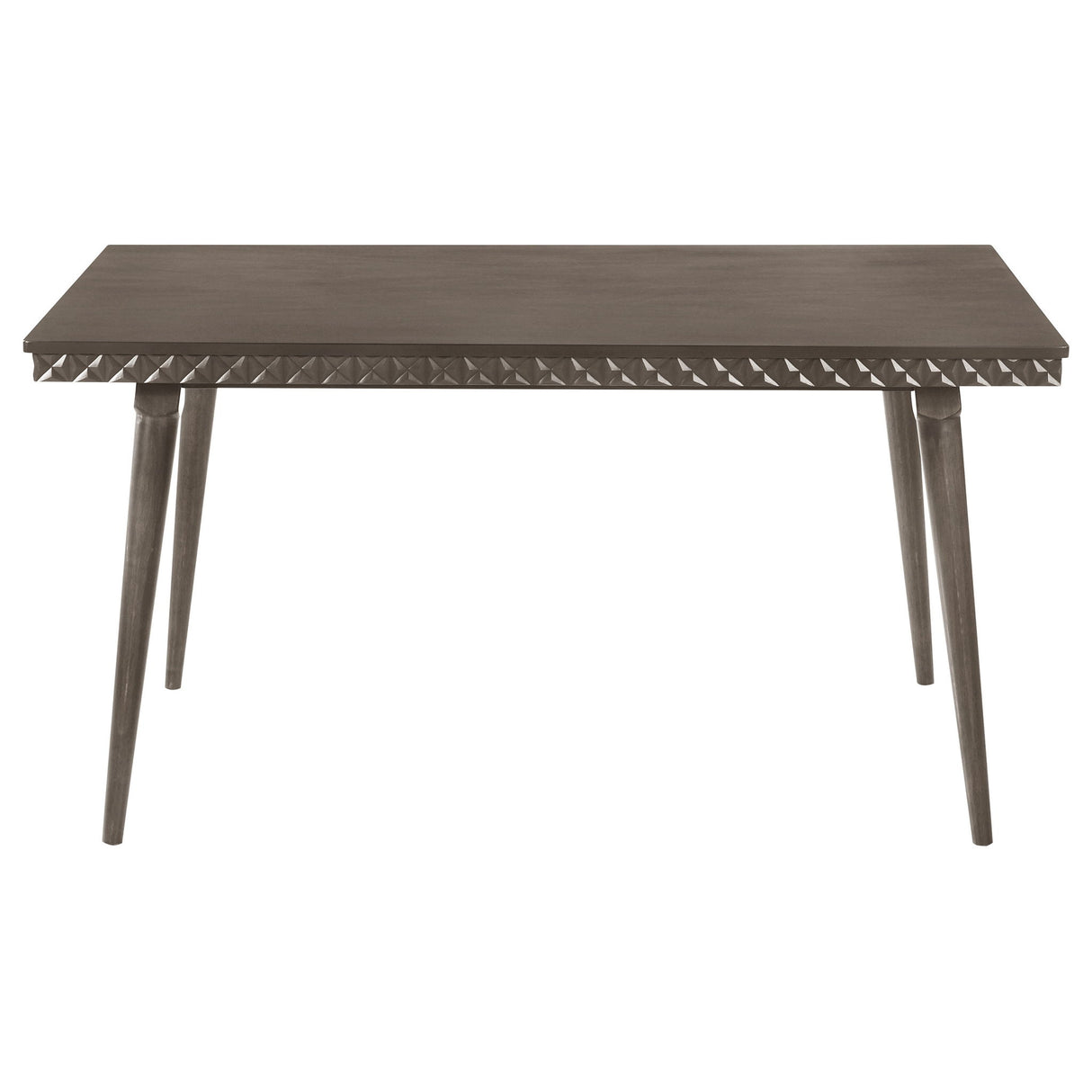 Perkins - 5 Piece Rectangular Dining Set With Chairs - Dark Brown
