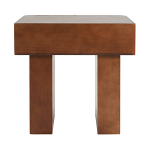 Wood End Table with Drawer