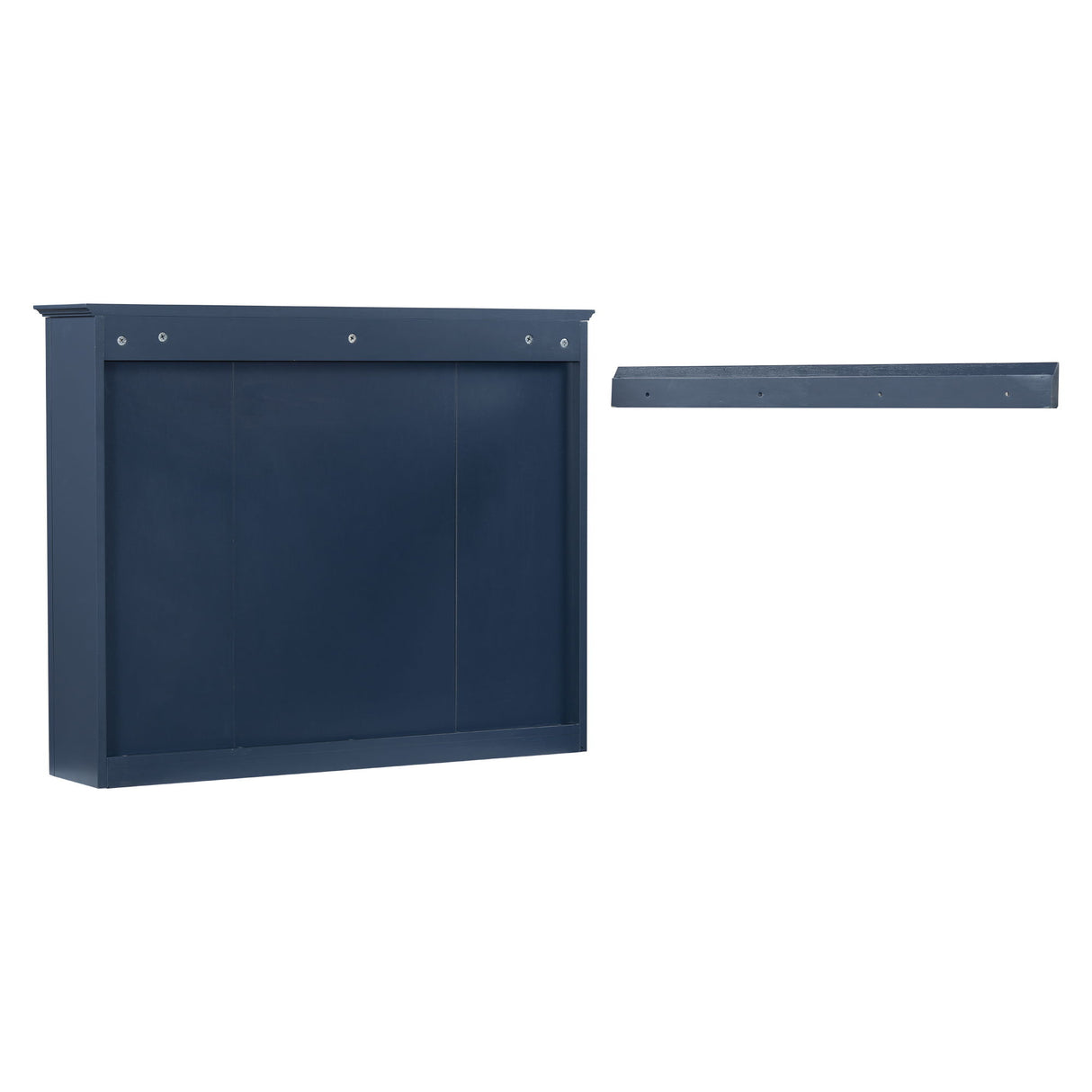 Bathroom Vanity With Mirror Cabinet, Single Sink With 2 Soft Closing Doors And 4 Drawers