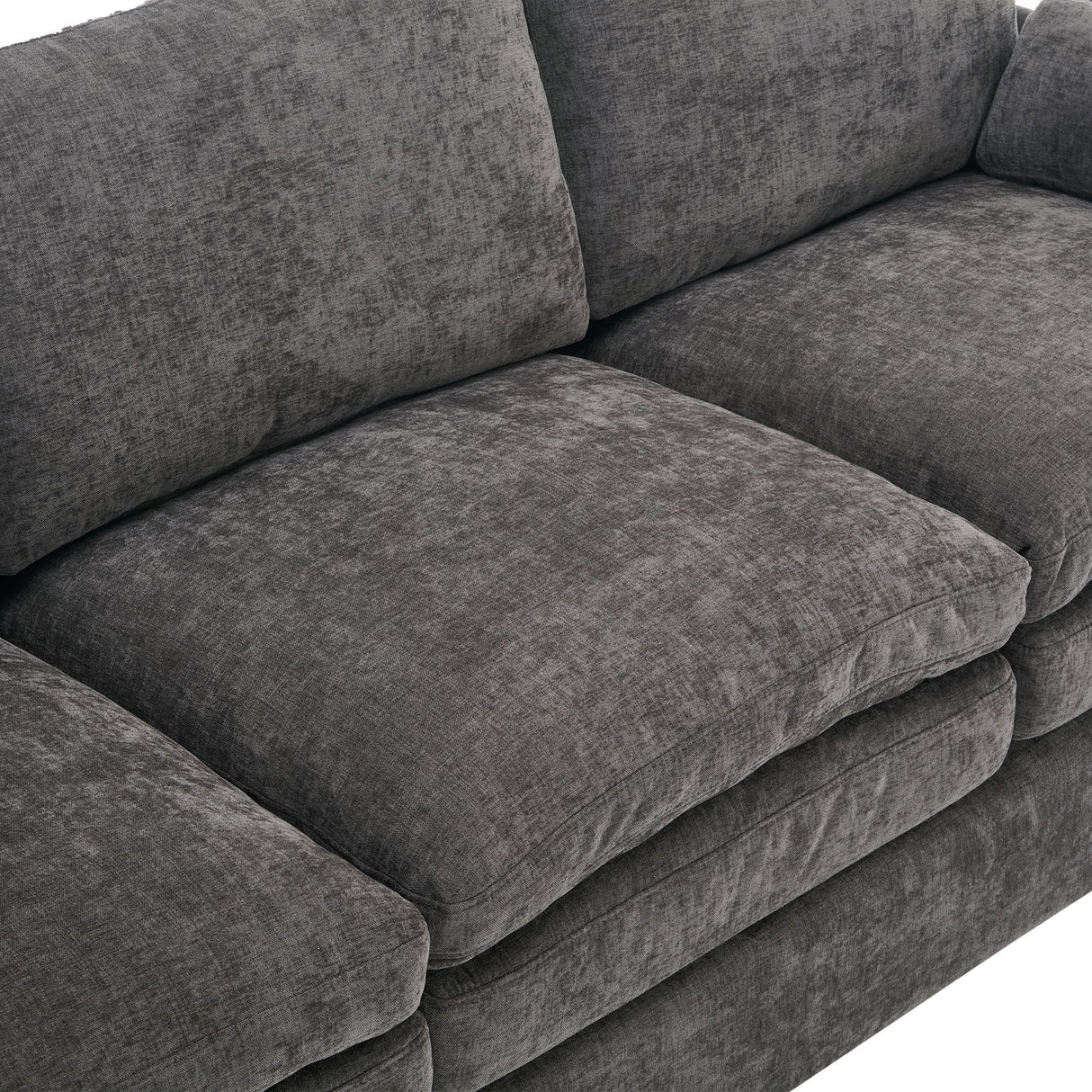 Cozy Upholstered Cushion Armchair For Living Room