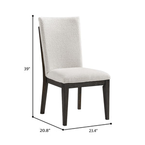 Soft Upholstered Dining Chairs (Set of 2) - Brown
