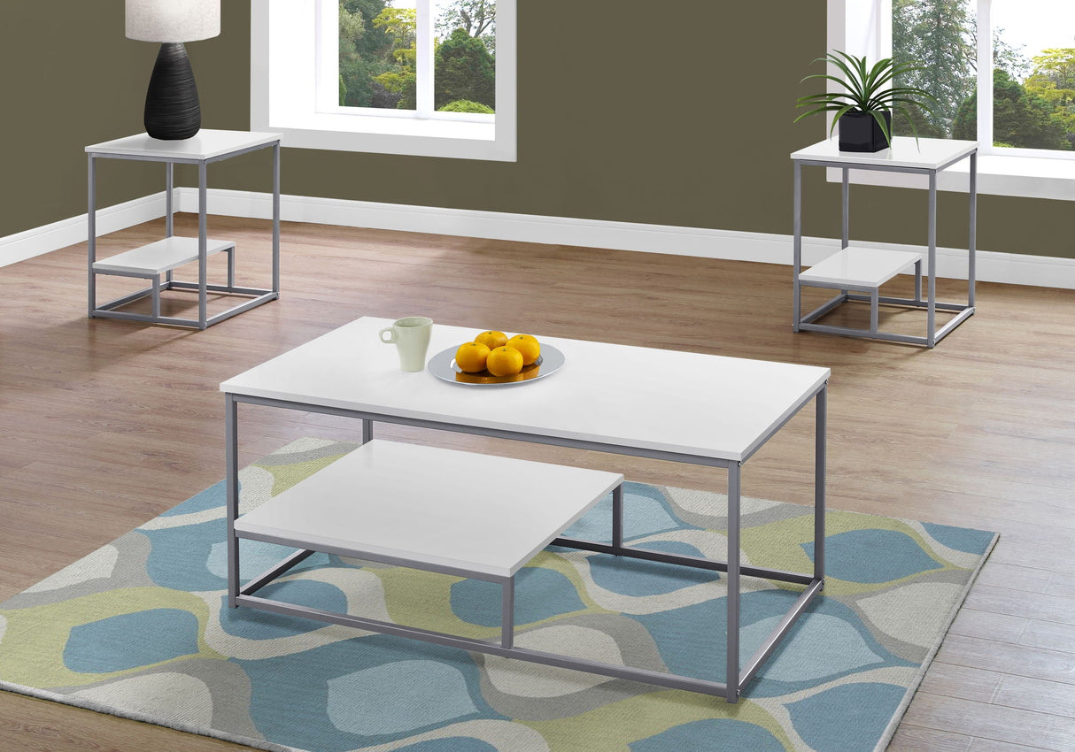 Table Set, Coffee, End, Side, Accent, Living Room, Contemporary & Modern (Set of 3) - Best Buy Furniture