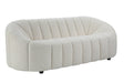 Osmash - Teddy Sherpa Sofa - White - Best Buy Furniture