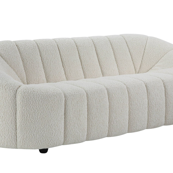 Osmash - Teddy Sherpa Sofa - White