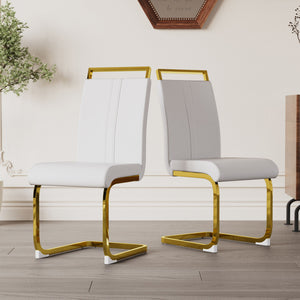 Side Dining Room Chair, Padded Seat High Back
