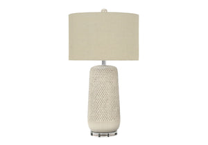 Contemporary Lighting, Table Lamp, Ceramic, Resin - Cream - Best Buy Furniture