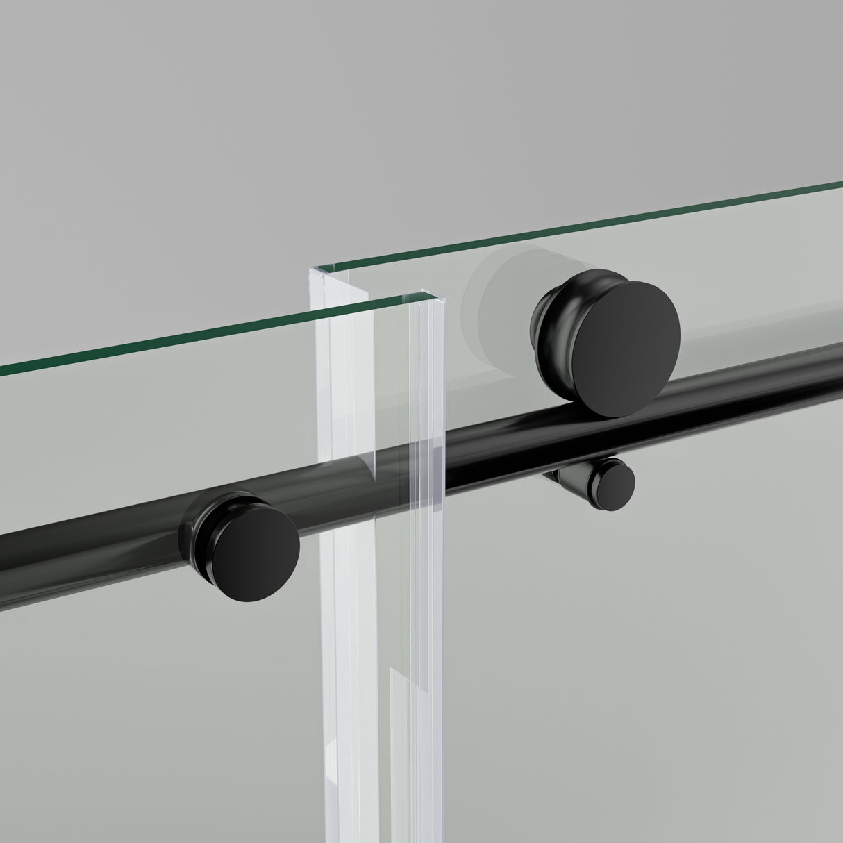 56-60"W x 76"H Frameless Sliding Shower Door with Premium Tempered Glass