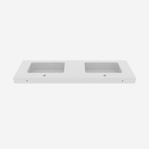 BB0272Y131 Integrated Solid Surface Basin Without Drain and Faucet, Glossy