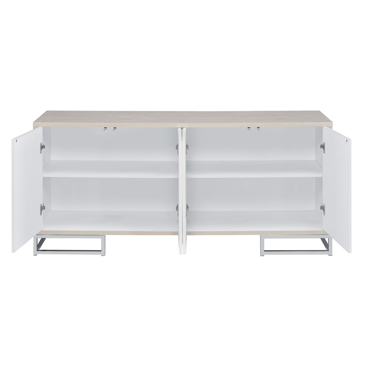 Liam - Marble Paint Console Cabinet - Multi