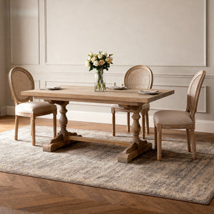 French Style Solid Wood Frame Seating for Dining
