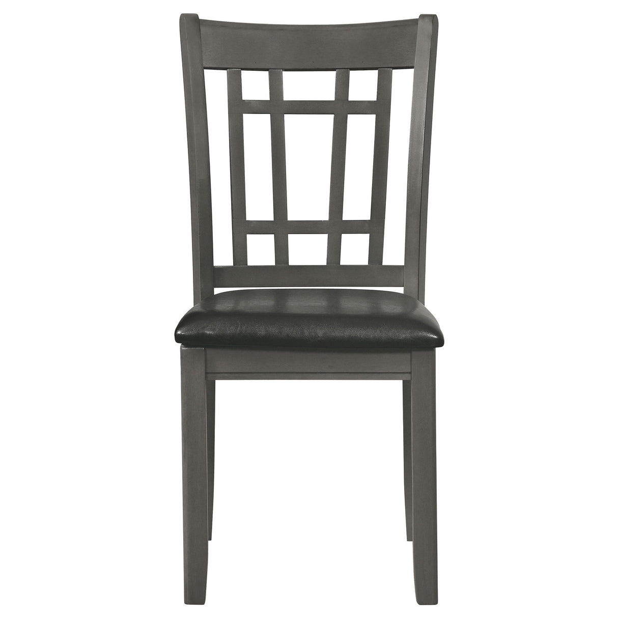 Ingall - 5 Piece Set With Storage Table And Upholstered Chairs - Medium Gray