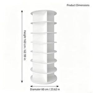 7 Tier Rotating Shoe Rack Tower