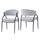 Contemporary Upholstered Dining Chairs With Metal Legs (Set of 2) - Best Buy Furniture